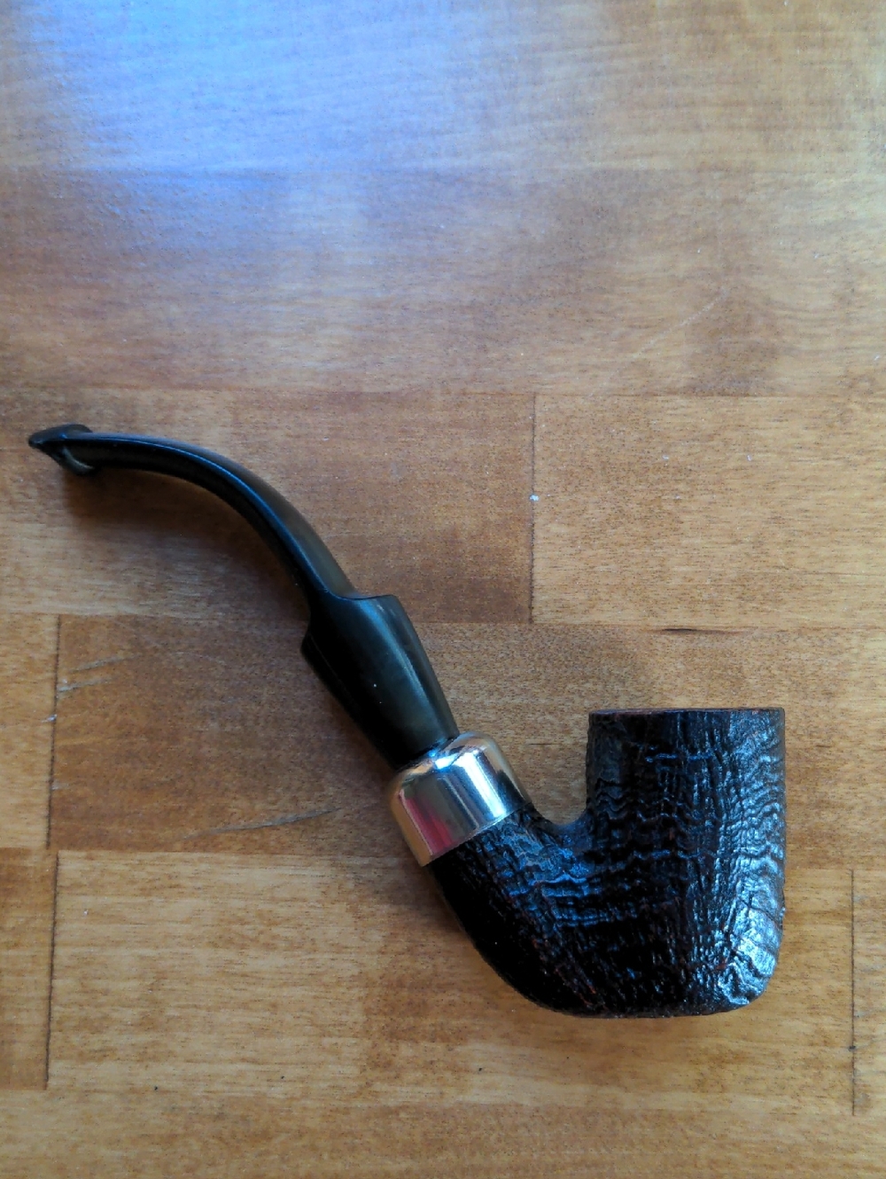 Rare older Savinelli Dry System 3520 sandblasted briar pipe
